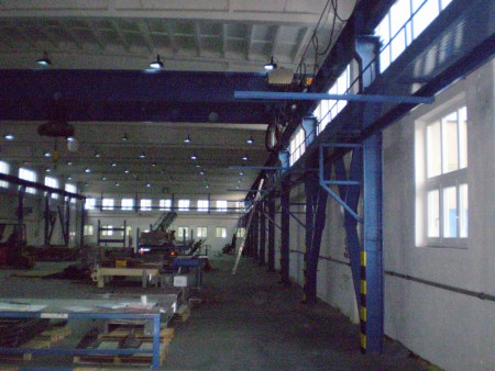 malby, nátěry jeřábu