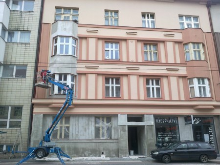 nátěr fasády Gočárova tř.H.K.